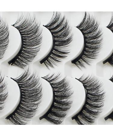TONXX 10 Pairs Magnetic Eyelashes and Eyeliner Kit Reusable 3D Magnetic False Lashes Extension Needed for Makeup 4# - Buy Online on GoSupps.com