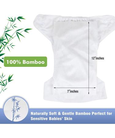 Leekalos Biodegradable Bamboo Diaper Liner - Super Soft Disposable Unscented Liners (100 Sheets) - Buy Online on GoSupps.com