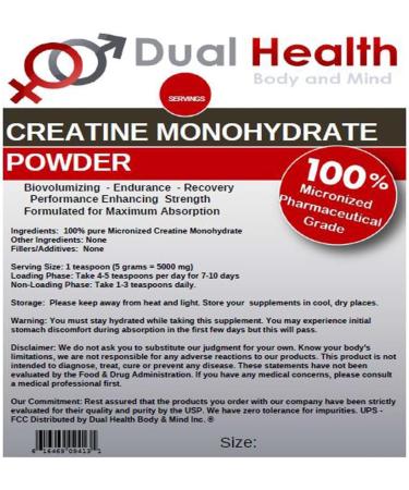 Creatine Monohydrate (2000 Grams (4.4 lbs)) 200 Mesh Pure Micronized Powder Bulk Supplement Pre Workout Body Building Strength Athletic Performance Muscle Recovery 5g (5000mg) Serving Size - Buy Online on GoSupps.com
