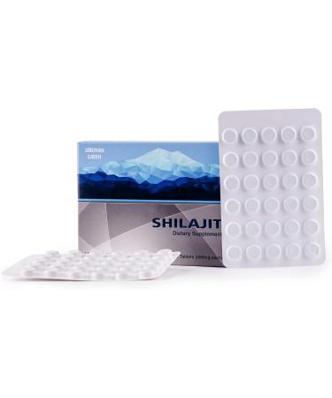 Natural Shilajit in Tablets 2 Packs of 60 Tablets (Total 120 Tablets) Golden Shilajit label - Buy Online on GoSupps.com