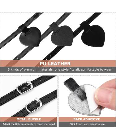 Milisten 3 Sets Removable Shoe Straps for Heels | Anti-Loose Heels Ankle Straps & Self-Adhesive Heel Cushion Inserts - Shoe Accessories for Ultimate Comfort - Buy Online on GoSupps.com