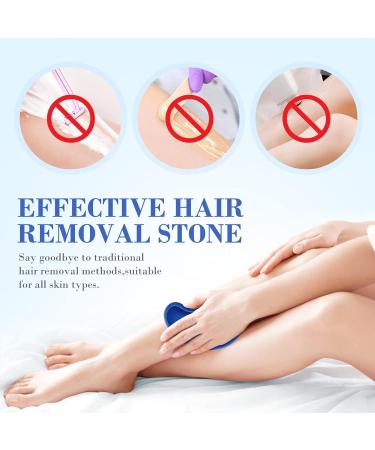 Crystal Hair Eraser Nano Crysta Hair Remover | Painless Exfoliation Tool | Men and Women | Magic Hair Removal | Soft Smooth Silky Skin | Blue - Buy Online on GoSupps.com