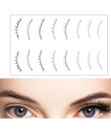 Lower Lash False Eyelashes | Natural Cartoon Individual Lashes Comic Style - Convenient Eye Makeup Sweatproof Bottom Lash Extension for Women Theme  - Buy Online on GoSupps.com
