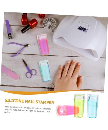 FRCOLOR 3 Sets Nail Stamp Set Practical Nail Stamper Girls Suit Kit De Manicura Nail Stamper Kit Silicone Molds Accessories for Girls Nail Design Stamp With Cover Silica Gel Scraper Set - Buy Online on GoSupps.com