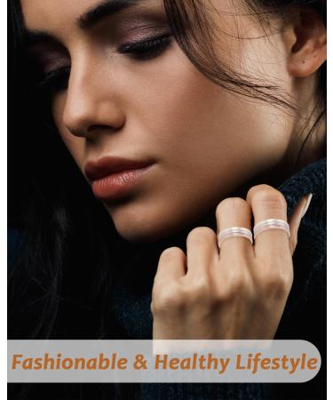 Buy MagVIVACE Pure Copper Magnetic Ring for Women | 3500 Gauss Adjustable Jewelry Gift for Wife & Mom - Buy Online on GoSupps.com