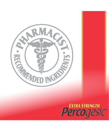 Percogesic Extra Strength Pain Reliever Tablets - Aspirin-Free Dual Action Relief - Fever Reducer & Antihistamine - 60 Count - Buy Online on GoSupps.com