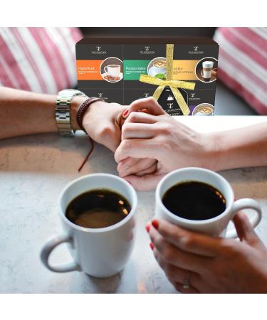 Christmas Coffee Gift Set - 9 Instant Coffee Selections | Hazelnut, Caramel, French Vanilla, Irish Latte | Perfect Coffee Gifts for Women & Men - Buy Online on GoSupps.com