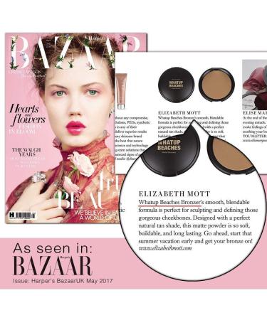 Elizabeth Mott Bundle: Show Me Your Glow Shimmer Highlighter & Whatup Beaches Bronzer - Cruelty Free - Buy Online on GoSupps.com