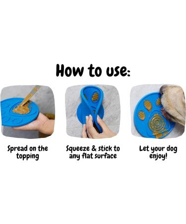 PUP PARENTS Dog Snuffle Mat and Lick Mat Combo - Interactive Slow Feeding and Stress-Reducing Toys for Dogs - Buy Online on GoSupps.com