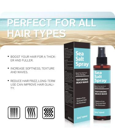 Sonew Sea Salt Spray for Hair Men Nourishing Hair Care Styling Spray Easy to Clean Sea Salt Texture Spray Add Volume and Texture Beach 150ml - Buy Online on GoSupps.com
