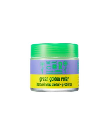CHASIN' RABBITS Green Golden Ruler Face Moisturizer Cream | Korean Skin Care Moisturizer Face Cream with Green Tea Extract & Probiotics | Vegan Intensive Moisturizing & Nourishing (75mL/2.53 fl oz)