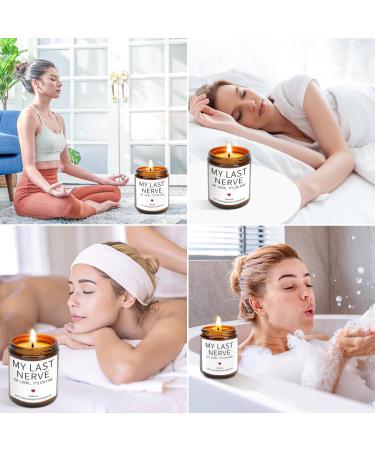 Vanilla Scented Soy Wax Candle Gift for Her - Aromatherapy Christmas & Birthday Present for Best Friend, Sister, Mum - Unique & Relaxing Home Fragrance - Buy Online on GoSupps.com