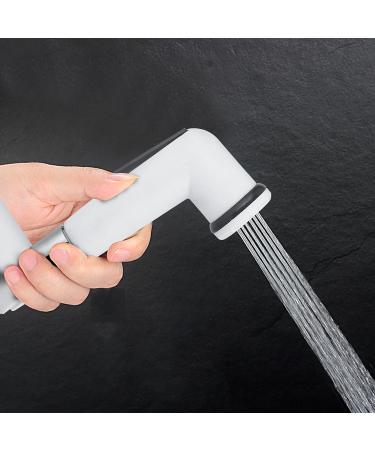 Portable Bathroom Spray Head Set - ABS Plastic Handheld Shower Bidet Sprayer with Hose & Bracket for International Shipping - Buy Online on GoSupps.com