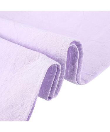 Verdant Touch Spa Bed Sheet | Soft Cotton Massage Couch Cover with Facial Hole | Lilac 180cm x 80cm | Ideal for Beauty Salons - Buy Online on GoSupps.com
