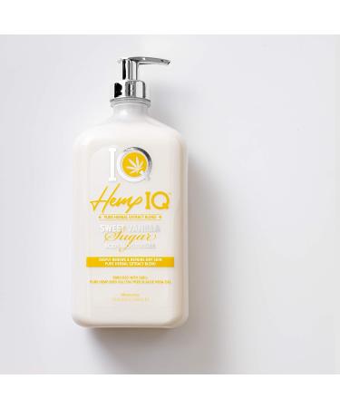 Hemp IQ Sweet Vanilla Sugar Body Moisturizer with 100% Pure Hemp Seed Oil - Ultra-Hydrating Daily Moisturizer 18.25 oz - Buy Online on GoSupps.com
