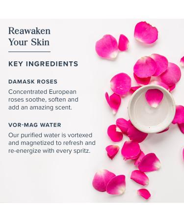 HERITAGE STORE Rosewater Concentrate - Hydrating Face Mist & Aromatherapy Essence with Damask Rose - Vegan Hypoallergenic 60-Day Guarantee - 2oz - Buy Online on GoSupps.com