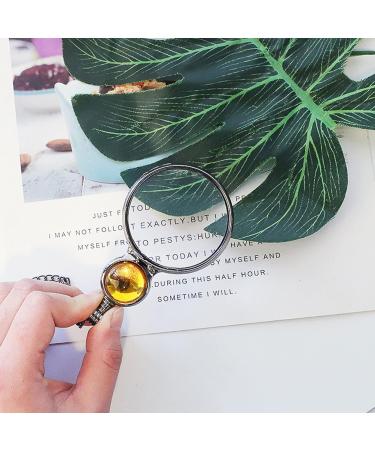 Loupe Pendant Necklace Gift - 2022 Magnifying Glass Necklace Vintage 10X Magnifying Reading Magnifier Decorative Gift Sweater Chains for Women - Buy Online on GoSupps.com