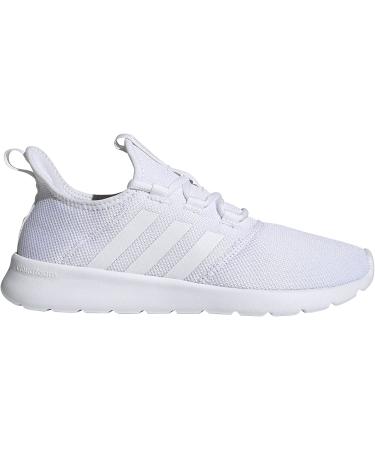 adidas Women's Cloudfoam Pure-2.0 Running Shoe 8 - White/Grey | Lightweight Comfort - Buy Online on GoSupps.com