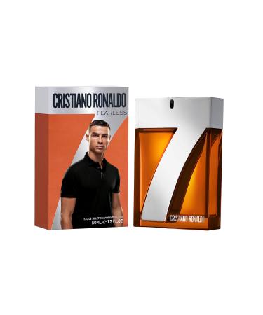 CRISTIANO RONALDO Fearless - Long Lasting Vegan Cologne for Men - Woody Spicy Floral Perfume for Men - Eau de Parfum Cologne - 1.7 oz 1.7 Fl Oz (Pack of 1)
