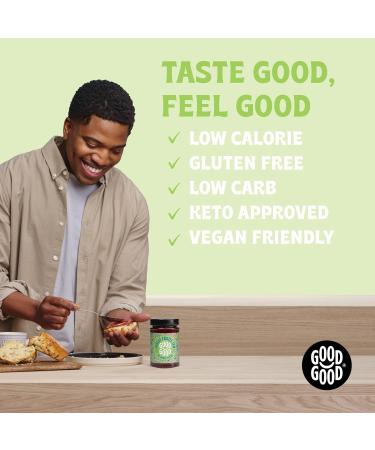 GOOD GOOD Sweet Forest Fruit Jam - Keto Friendly - Low Calorie Without Added Sugars - Vegan - Gluten Free - Preserves - 330g x4 - Buy Online on GoSupps.com