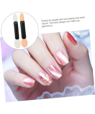 IWOWHERO 50pcs Nail Sponge Manicure Supply Practical Manicure Brush DIY Powder Mirror Effect Nail Brush Manicure Art Brush Brush Mirror Effect Nail Art Design Eyeshadow - Buy Online on GoSupps.com