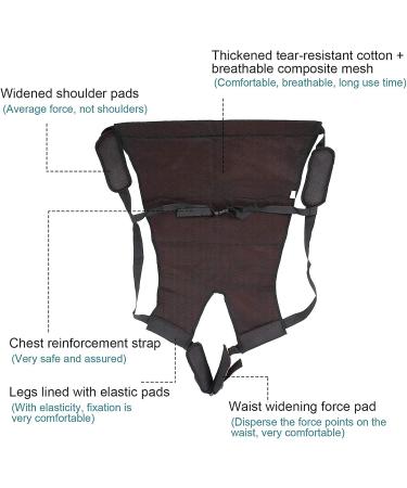 Patient Lift Sling Carrier Transferring Belt Stairs Wheelchair Lift Sling Hiking Back Pack Belt for The Elderly Pets Big-Kid (Orange) Large Size Small Size - Buy Online on GoSupps.com