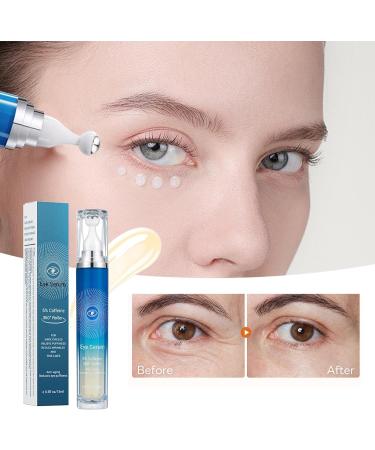  Mimoqk Eye Cream Dark Circles 15 ml Non-Greasy Hydrating Formula Fast Absorption Reduces Crow's Feet Calms Under-Eye Swelling Eases Puffiness Skin Care for Daily Revitalization - Buy Online on GoSupps.com