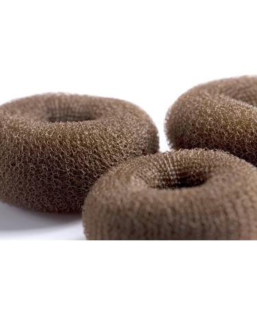 AJOY 3-Piece Hair Bun Maker Set for Kids - Small, Medium, Large | Ballet Bun Net for Girls - Toddler Hair Form - Brown - Buy Online on GoSupps.com