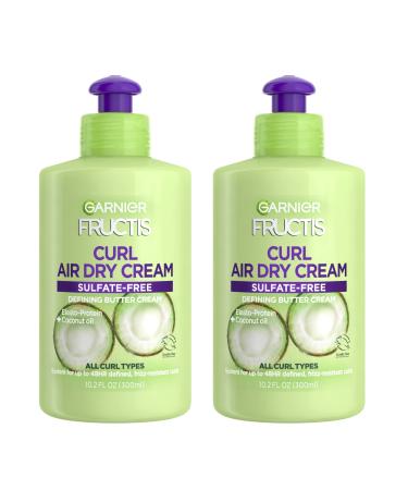Garnier Hair Care Fructis Curl Nourish Butter Cream Leave-In Conditioner, 10.2 Ounce (Pack of 2) 2 Count (Pack of 1)