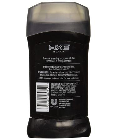 Buy AXE Deodorant Stick for Men - Black 3 Ounce | Long-Lasting Freshness | International Shipping Available - Buy Online on GoSupps.com