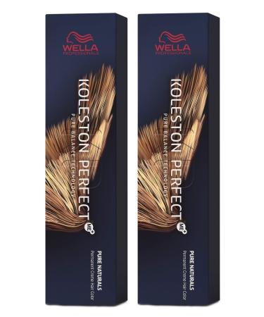 2x Wella Koleston Perfect ME+ 7/07 Medium Blonde Natural Brown 60 ml