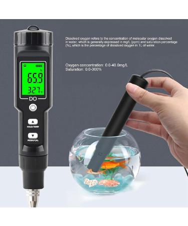 Professional Digital Pen Test for Dissolved Oxygen | 0.0 40.0 mg/l Detector with Backlight for Aquariums & Aquaculture - International Shipping Available - Buy Online on GoSupps.com