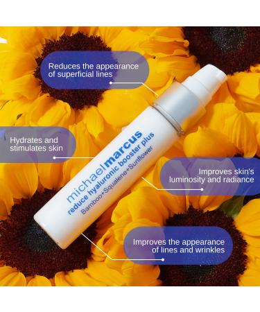 Michael Marcus Hyaluronic Booster PLUS - Anti-Aging Plant-Based Face Serum for Fine Lines & Wrinkles Intense Hydration & Radiance - 1oz Bottle - Buy Online on GoSupps.com