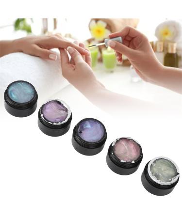 Nail Gel For Nails Art 5 Colors Holographic Nail Extension Gel Home Nail Salon DIY Sculpture Carving Nail Gel for Nail Artist Novice Nail Art at Home & Salon DIY