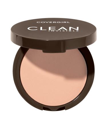Covergirl Clean Invisible Pressed Powder  Lightweight  Breathable  Vegan Formula  Classic Beige 130  0.38oz - Buy Online on GoSupps.com