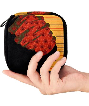 GIAPB Period Bag: African Tribal Woman Design, Sanitary Napkin Storage & Makeup Pouch - Color399 - Buy Online on GoSupps.com