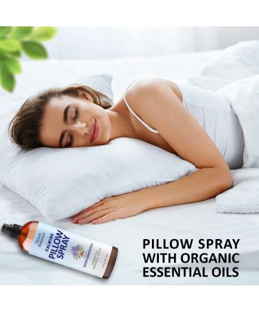 Calming Pillow Spray 8 floz - Pure Cedarwood & Lavender Essential Oils - Sleep Spray for Pillows & Bedding by Nexon Botanics - Buy Online on GoSupps.com