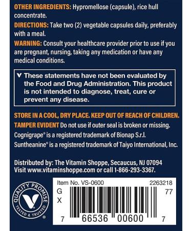 Neuro Brain Health to Support Memory Focus & Cognitive Support a" Caffeine-Free (30 Vegetable Capsules) - Buy Online on GoSupps.com