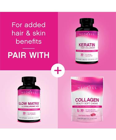 Neocell Biotin Bursts - Acai Berry Flavor 10,000 mcg | 30 Chews for Healthy Hair & Skin - Buy Online on GoSupps.com