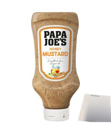 Papa Joes Honey Mustard Sauce (300ml bottle) + usy block