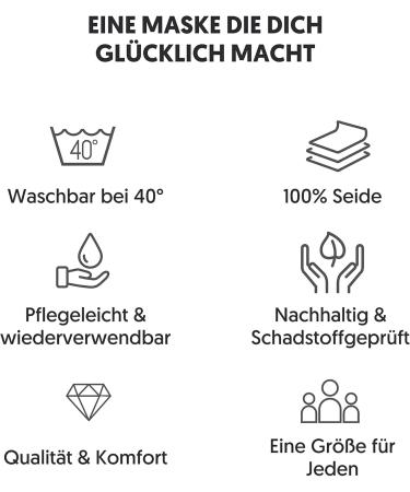 Silkist Unisex Silk Mouth Protection Mask | 100% Silk 3-Layer Adjustable Reusable Breathable Skin-Friendly - Cooling Anthracite - Buy Online on GoSupps.com