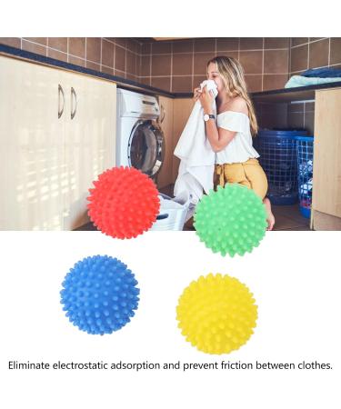 Eco-Friendly Silicone Dryer Balls - Reduce Drying Time Reusable 4 PCS (Red Yellow Blue Green) for Apartments - International Shipping - Buy Online on GoSupps.com