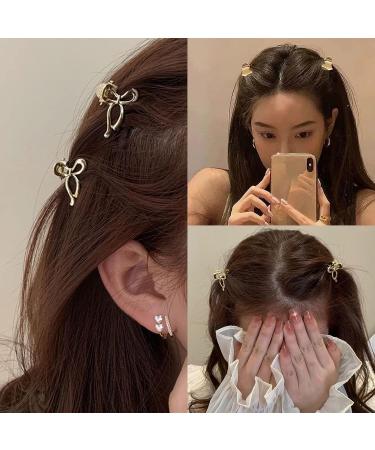 14Pcs Gold Small Claw Hair Clips for Thin/Medium Thick Hair - Non-slip Hair Accessories for Women and Girls - Buy Online on GoSupps.com