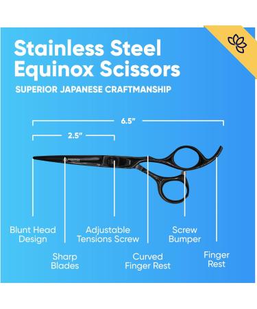 Equinox International Professional Razor - Edge Series 16.5 cm | Japanese Stainless Steel Hairdressing Tool - Buy Online on GoSupps.com
