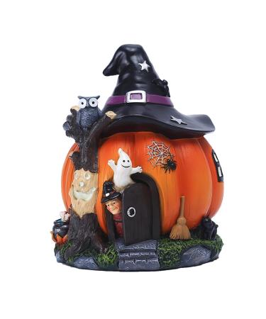 Statue De Citrouille - D corations De Citrouille D'Halloween Pour Porche | Lumineux Jack Lanterns D cor Citrouille Lumi res Illuminer Citrouilles Thanksgiving Citrouille Lanterne D cor