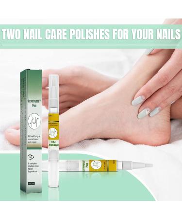 Buy Nail Care Pen Set | 2 Pieces Nail Hardener & Treatment for Healthy Nails - Fast & Effective Repair for Broken Nails & Fungal Infections - Buy Online on GoSupps.com