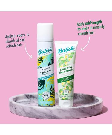 Batiste Heat Protectant & Leave-In Conditioner Hair Mask - Repair & Restore Vitamin E Infused 4.3oz (Pack of 2) - Ideal for Dry or Wet Hair - Buy Online on GoSupps.com