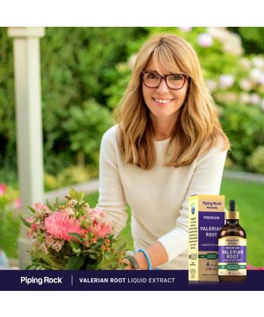 Piping Rock Valerian Root Extract Liquid | Alcohol-Free Non-GMO Tincture | Premium Gluten-Free Botanical Supplement | 4 fl oz Drops - Buy Online on GoSupps.com