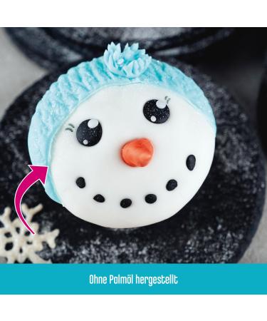 DECOCINO Light Blue Fondant - 250g | Vegan & Palm Oil Free Cake Decorating - Perfect for Tarts & Cupcakes - Buy Online on GoSupps.com