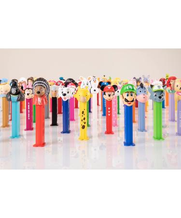 PEZ Maxi Mickey Minnie Design Bag 183 g Contains: 1 PEZ Dispenser and Sweets: 6 Fruit Refills + 5 Cola Refills + 10 Fizzy Rol - Buy Online on GoSupps.com